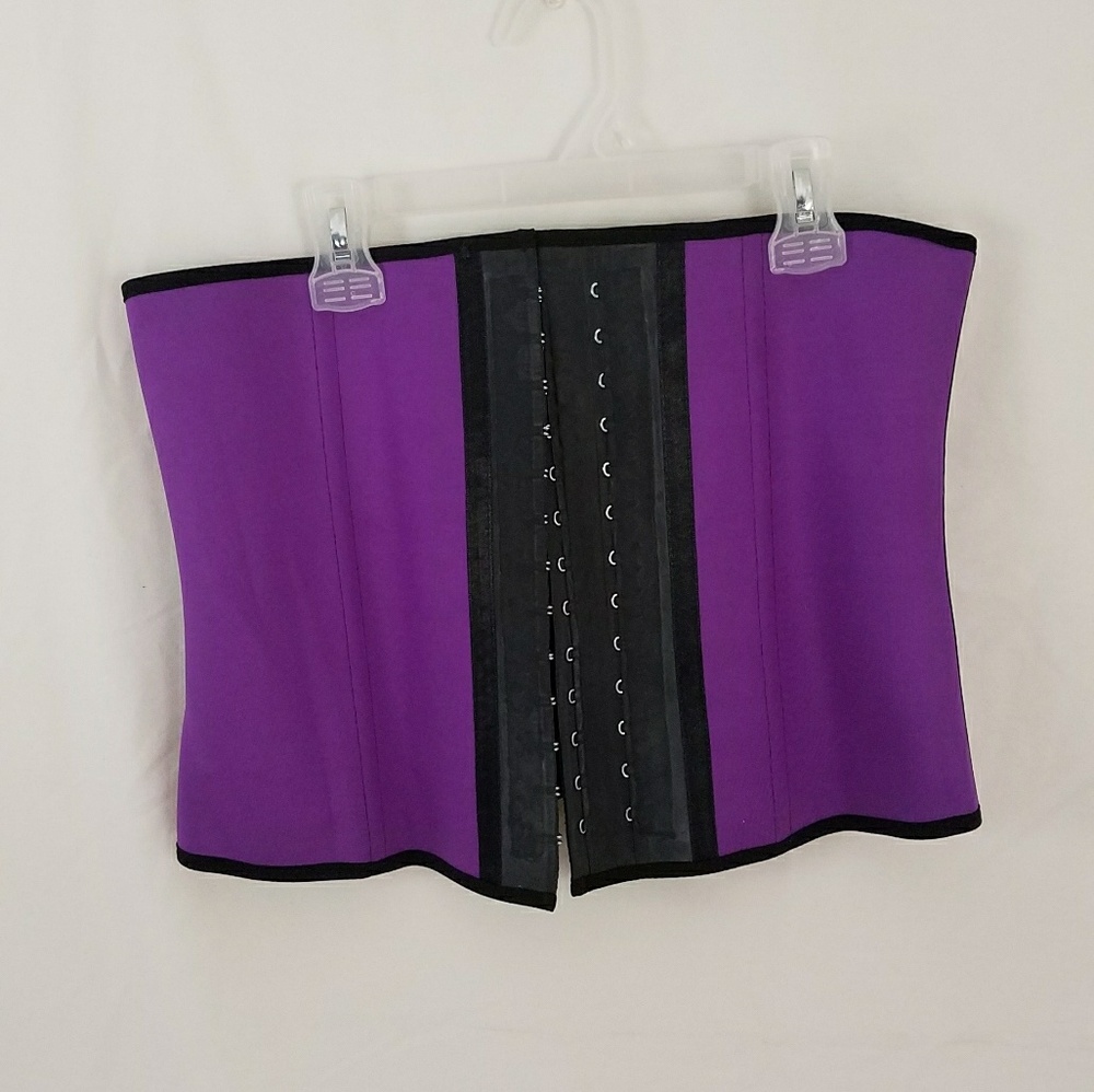 Purple waist trainer